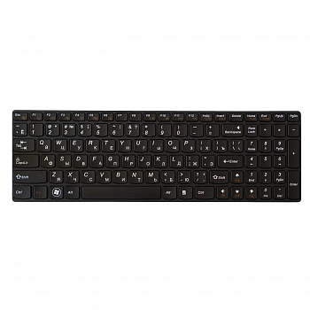 Клавиатура для ноутбука Lenovo IdeaPad B570, B580, B590, V570, V580, Z570, Z575, черная (NSK-B5ASW)