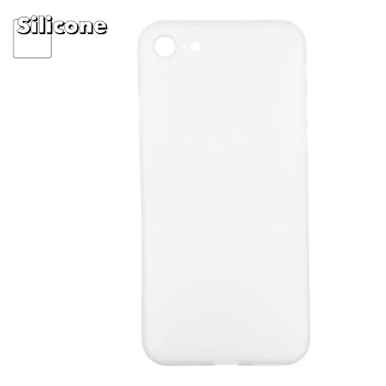 Защитная крышка "LP" для Apple iPhone 7, 8 0, 4 мм, белая матовая (коробка)