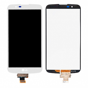 Дисплей LG K410, K420N, K430DS (K10, K10 LTE) (LH530WX2-SD01 V03)+тачскрин (белый)