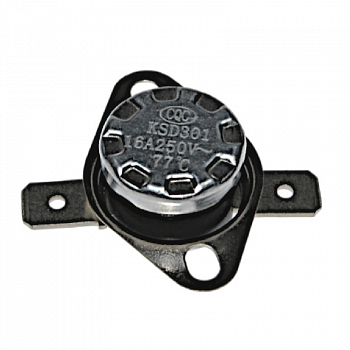Термостат KSD301A биметаллический для водонагревателя, однополюсный с автовозвратом